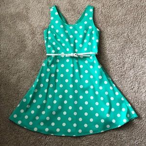 Polka Dot A-line dress